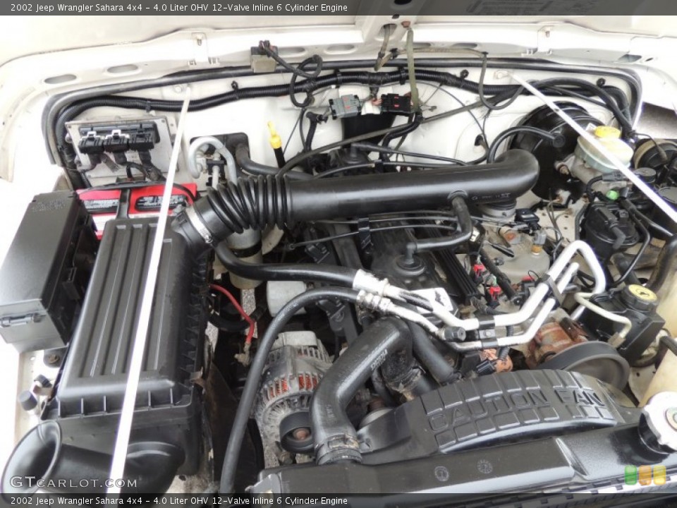4.0 Liter OHV 12-Valve Inline 6 Cylinder Engine for the 2002 Jeep Wrangler #75159504