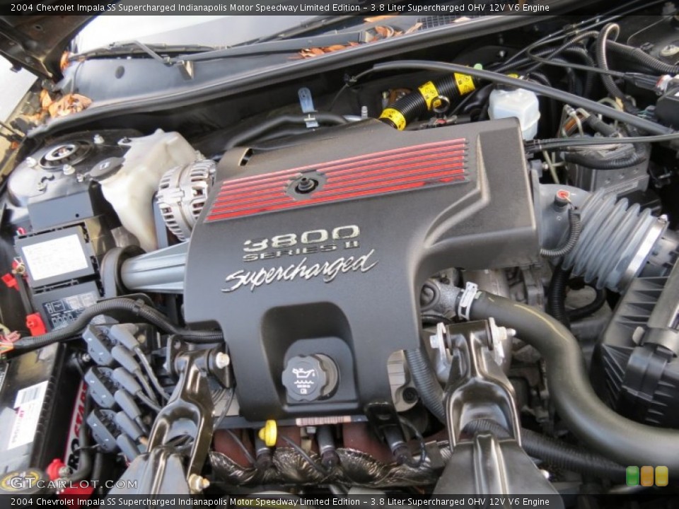 3.8 Liter Supercharged OHV 12V V6 Engine for the 2004 Chevrolet Impala #75201238