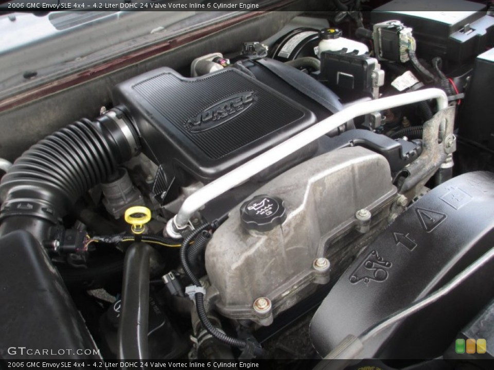 4.2 Liter DOHC 24 Valve Vortec Inline 6 Cylinder Engine for the 2006 GMC Envoy #75203421
