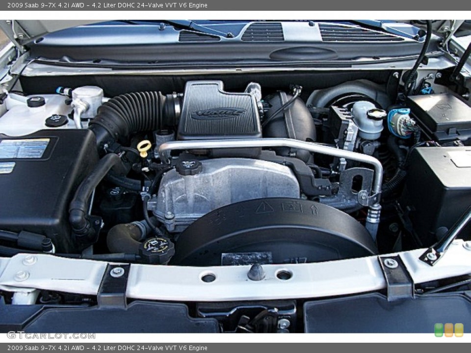 4.2 Liter DOHC 24-Valve VVT V6 Engine for the 2009 Saab 9-7X #75204858