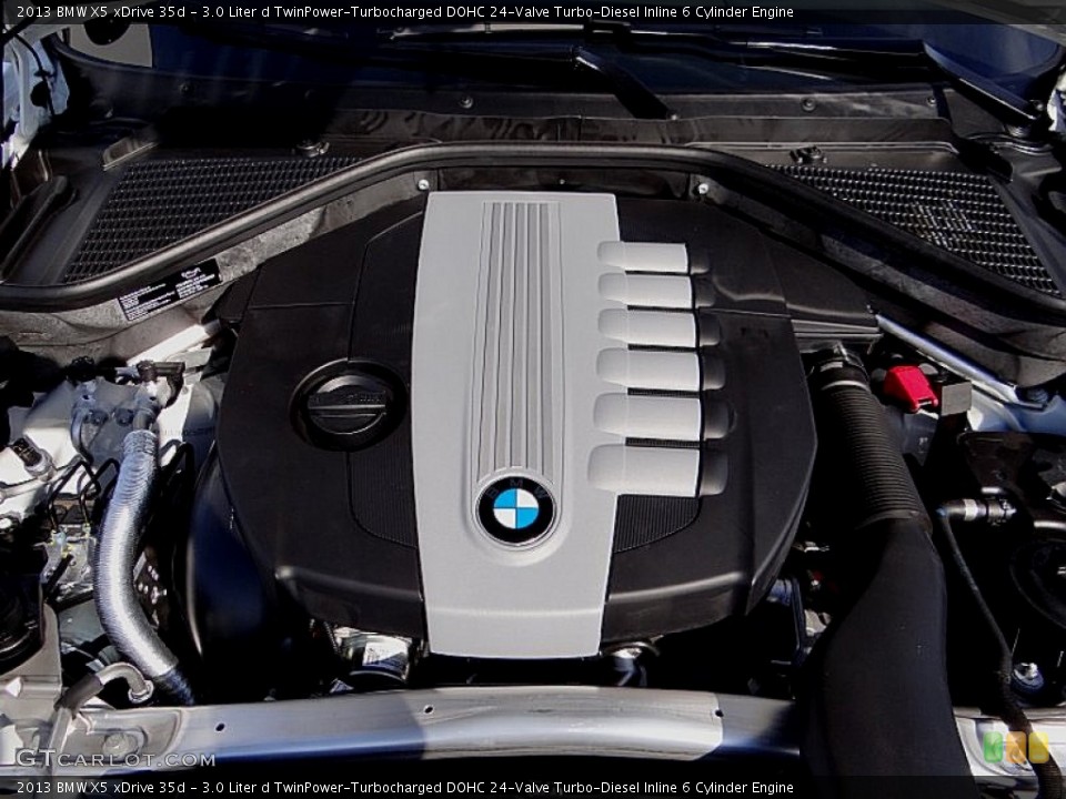 3.0 Liter d TwinPower-Turbocharged DOHC 24-Valve Turbo-Diesel Inline 6 Cylinder Engine for the 2013 BMW X5 #75217719