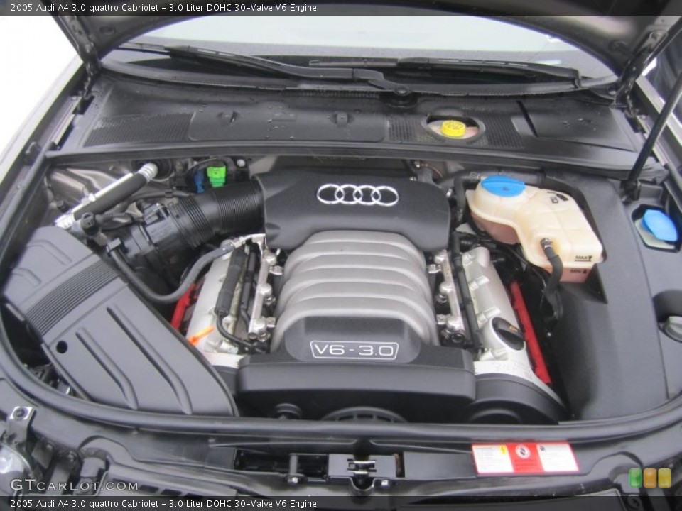 3.0 Liter DOHC 30-Valve V6 Engine for the 2005 Audi A4 #75220959