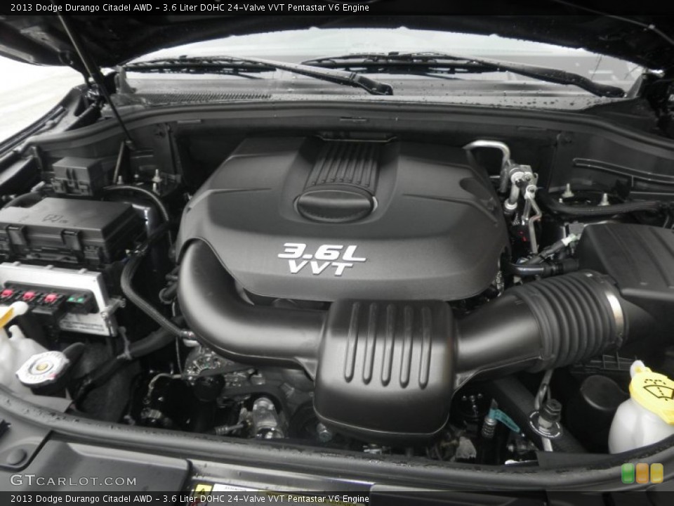 3.6 Liter DOHC 24-Valve VVT Pentastar V6 Engine for the 2013 Dodge Durango #75227907
