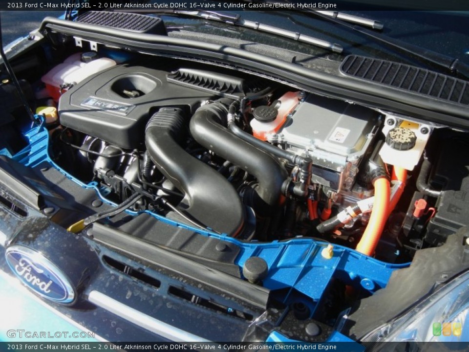 2.0 Liter Atkninson Cycle DOHC 16-Valve 4 Cylinder Gasoline/Electric Hybrid Engine for the 2013 Ford C-Max #75227938