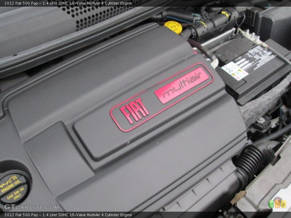 1.4 Liter SOHC 16-Valve MultiAir 4 Cylinder Engine for the 2012 Fiat 500 #75231940