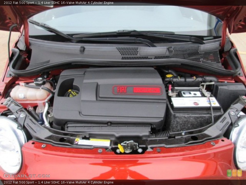 1.4 Liter SOHC 16-Valve MultiAir 4 Cylinder Engine for the 2012 Fiat 500 #75233076