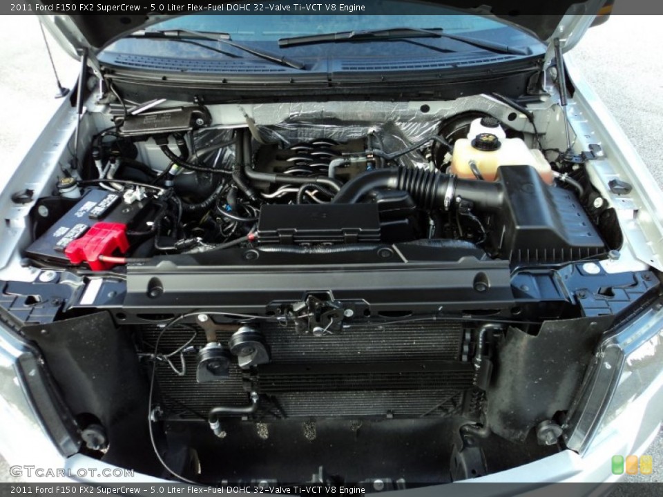 5.0 Liter Flex-Fuel DOHC 32-Valve Ti-VCT V8 Engine for the 2011 Ford F150 #75237918