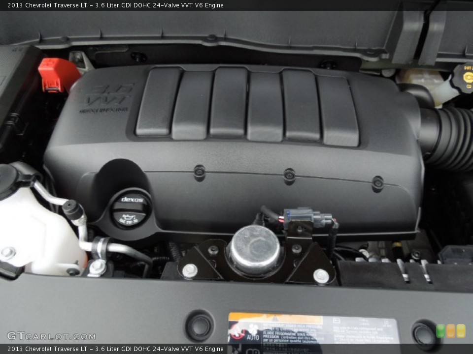 3.6 Liter GDI DOHC 24-Valve VVT V6 Engine for the 2013 Chevrolet Traverse #75240185