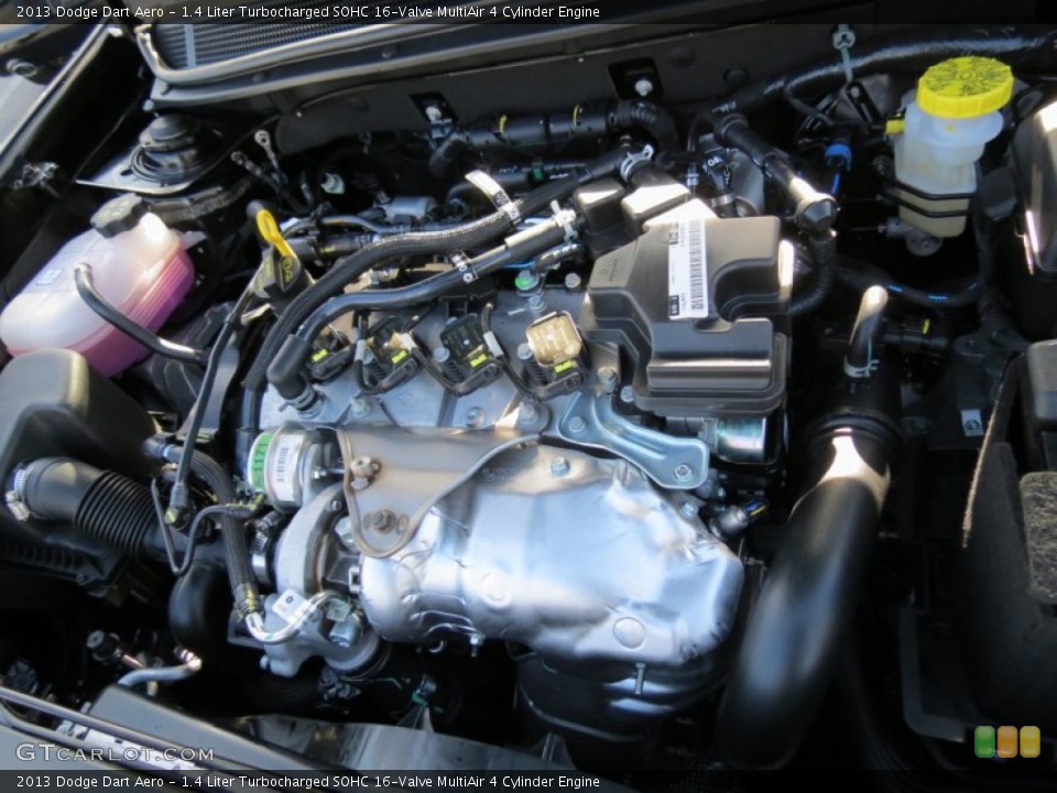 1.4 Liter Turbocharged SOHC 16-Valve MultiAir 4 Cylinder Engine for the 2013 Dodge Dart #75243858