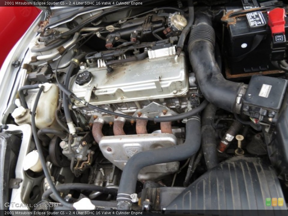 2.4 Liter SOHC 16 Valve 4 Cylinder Engine for the 2001 Mitsubishi Eclipse #75270609