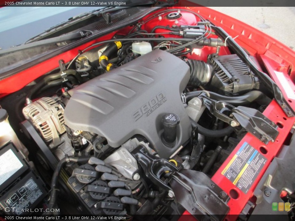 3.8 Liter OHV 12-Valve V6 Engine for the 2005 Chevrolet Monte Carlo #75275040