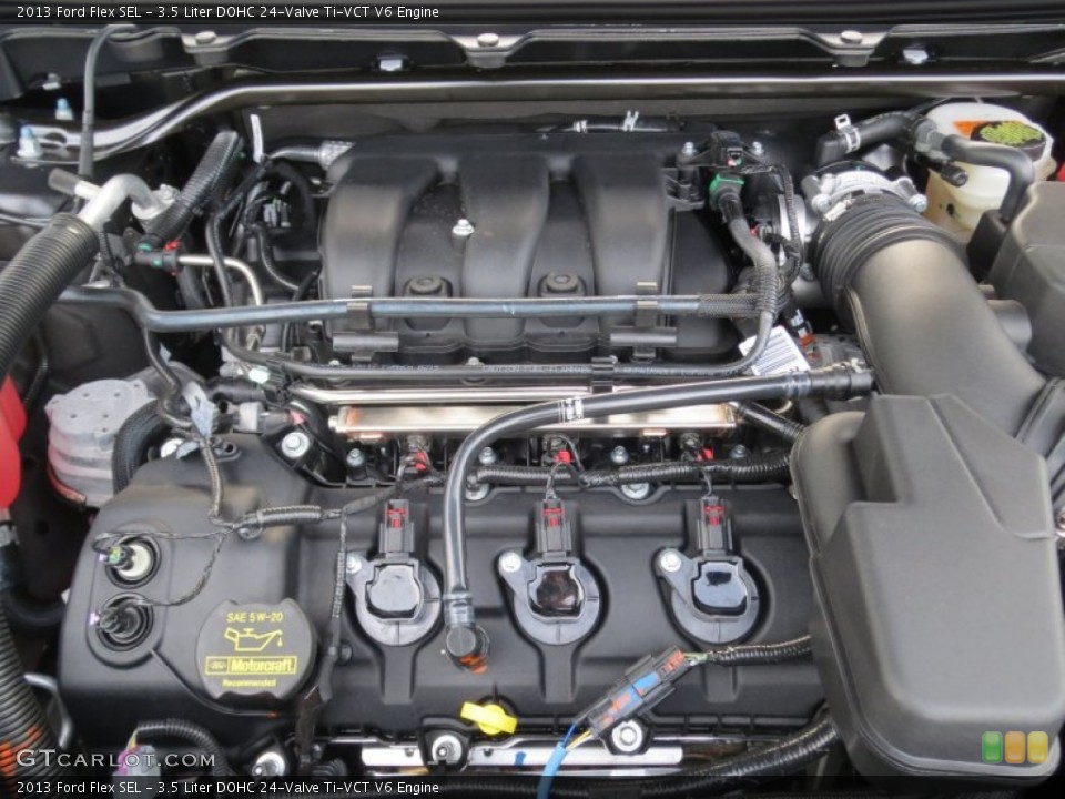3.5 Liter DOHC 24-Valve Ti-VCT V6 Engine for the 2013 Ford Flex #75279162