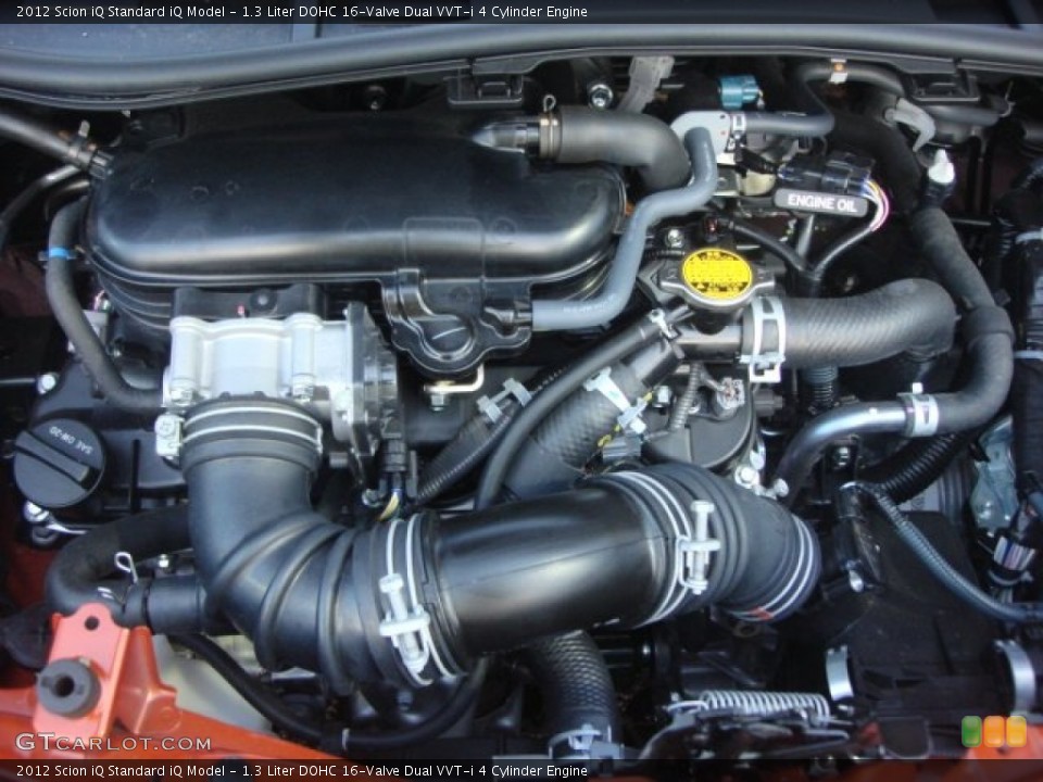 1.3 Liter DOHC 16-Valve Dual VVT-i 4 Cylinder Engine for the 2012 Scion iQ #75282024