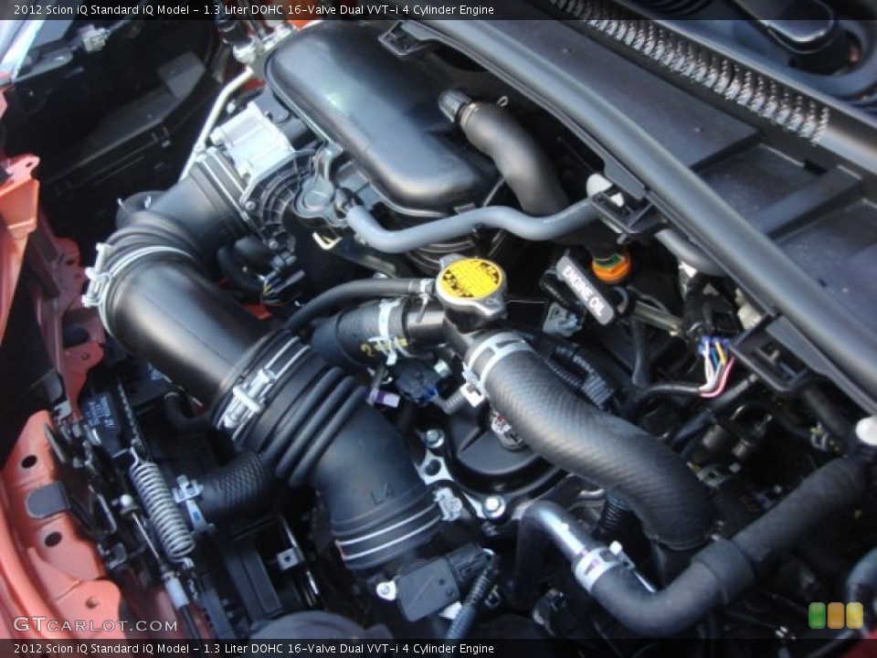 1.3 Liter DOHC 16-Valve Dual VVT-i 4 Cylinder Engine for the 2012 Scion iQ #75282036