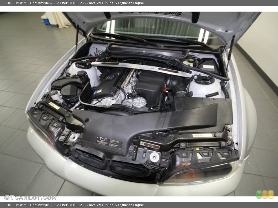 3.2 Liter DOHC 24-Valve VVT Inline 6 Cylinder Engine for the 2002 BMW M3 #75286653