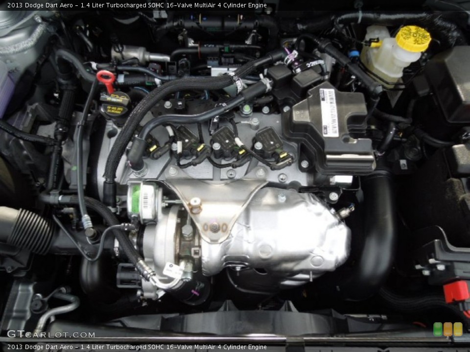 1.4 Liter Turbocharged SOHC 16-Valve MultiAir 4 Cylinder Engine for the 2013 Dodge Dart #75295384