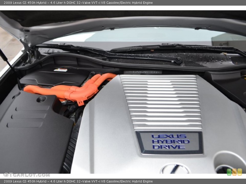 4.6 Liter h DOHC 32-Valve VVT-i V8 Gasoline/Electric Hybrid Engine for the 2009 Lexus GS #75301633