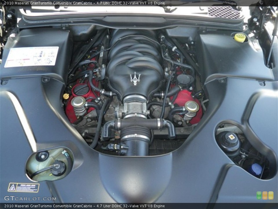4.7 Liter DOHC 32-Valve VVT V8 Engine for the 2010 Maserati GranTurismo Convertible #75302587