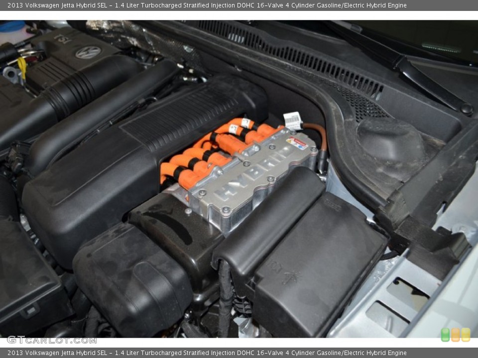 1.4 Liter Turbocharged Stratified Injection DOHC 16-Valve 4 Cylinder Gasoline/Electric Hybrid Engine for the 2013 Volkswagen Jetta #75308154