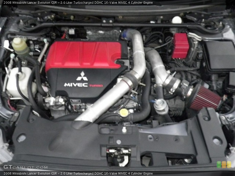 2.0 Liter Turbocharged DOHC 16-Valve MIVEC 4 Cylinder Engine for the 2008 Mitsubishi Lancer Evolution #75317991