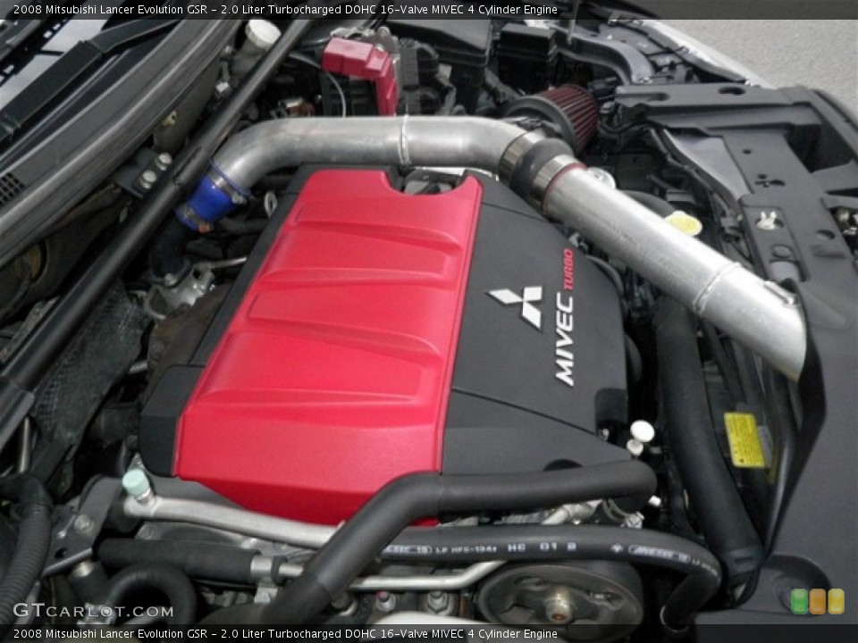 2.0 Liter Turbocharged DOHC 16-Valve MIVEC 4 Cylinder Engine for the 2008 Mitsubishi Lancer Evolution #75318005