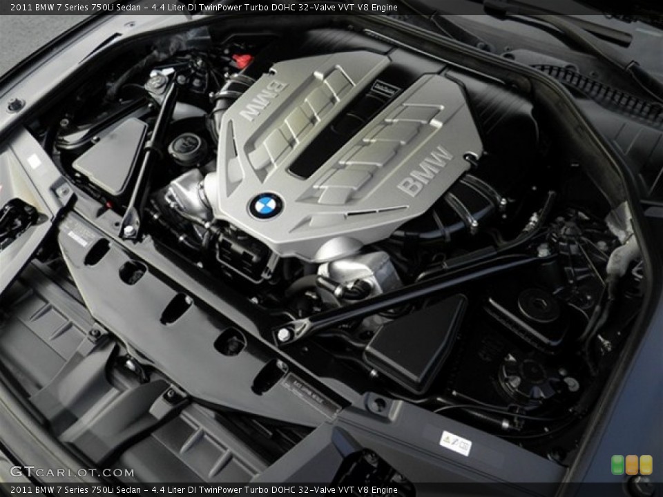 4.4 Liter DI TwinPower Turbo DOHC 32-Valve VVT V8 Engine for the 2011 BMW 7 Series #75318777