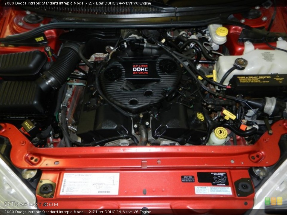 2.7 Liter DOHC 24-Valve V6 2000 Dodge Intrepid Engine