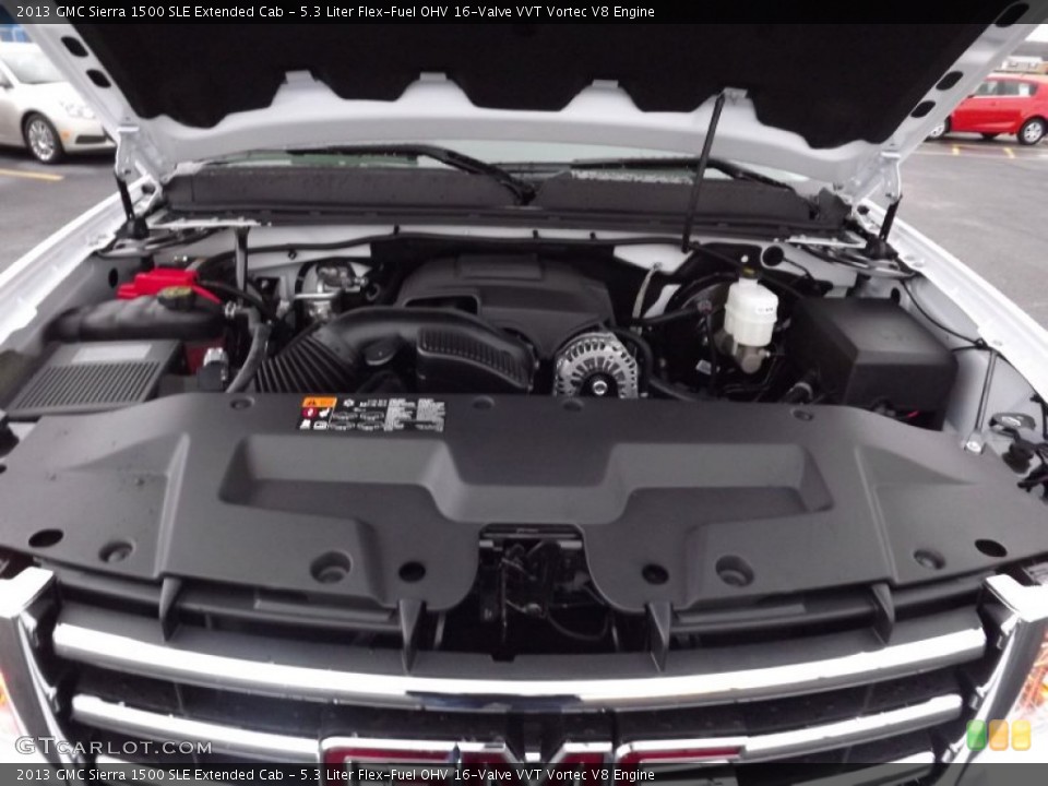 5.3 Liter Flex-Fuel OHV 16-Valve VVT Vortec V8 Engine for the 2013 GMC Sierra 1500 #75339220