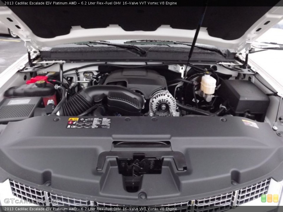 6.2 Liter Flex-Fuel OHV 16-Valve VVT Vortec V8 Engine for the 2013 Cadillac Escalade #75340319
