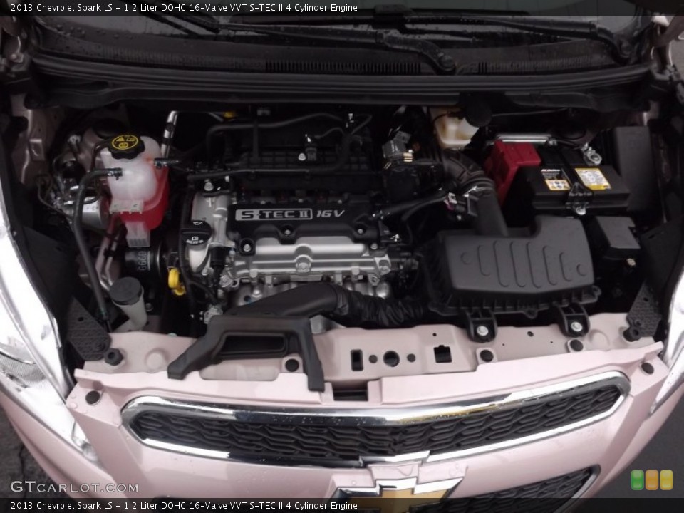 1.2 Liter DOHC 16-Valve VVT S-TEC II 4 Cylinder Engine for the 2013 Chevrolet Spark #75342483
