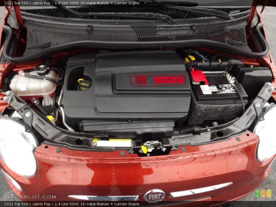 1.4 Liter SOHC 16-Valve MultiAir 4 Cylinder Engine for the 2012 Fiat 500 #75346414