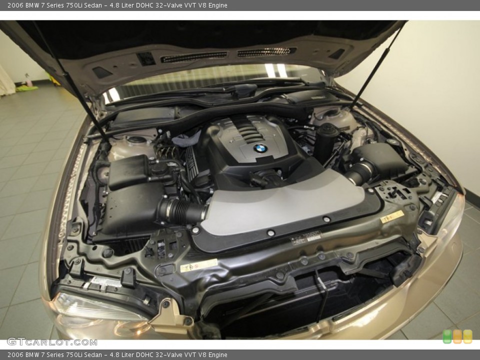 4.8 Liter DOHC 32-Valve VVT V8 Engine for the 2006 BMW 7 Series #75350461