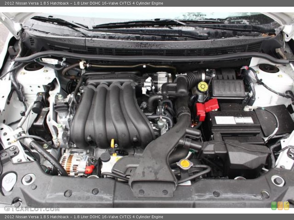 1.8 Liter DOHC 16-Valve CVTCS 4 Cylinder 2012 Nissan Versa Engine