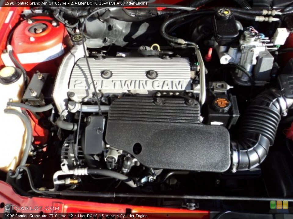 2.4 Liter DOHC 16-Valve 4 Cylinder Engine for the 1998 Pontiac Grand Am #75359552