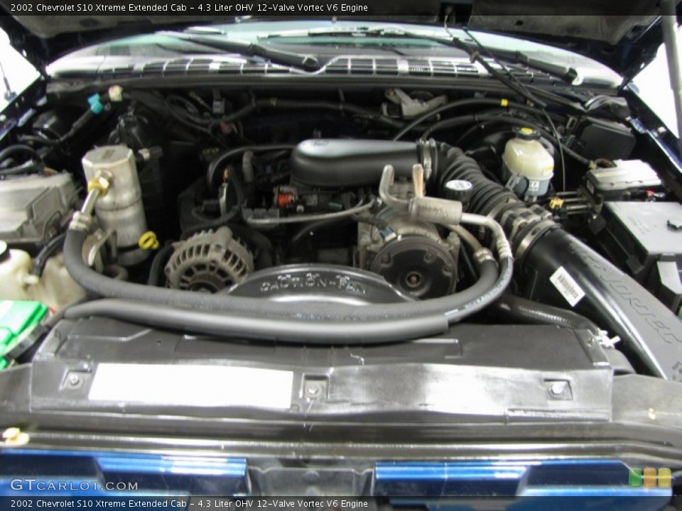 4.3 Liter OHV 12-Valve Vortec V6 Engine for the 2002 Chevrolet S10 #75362710