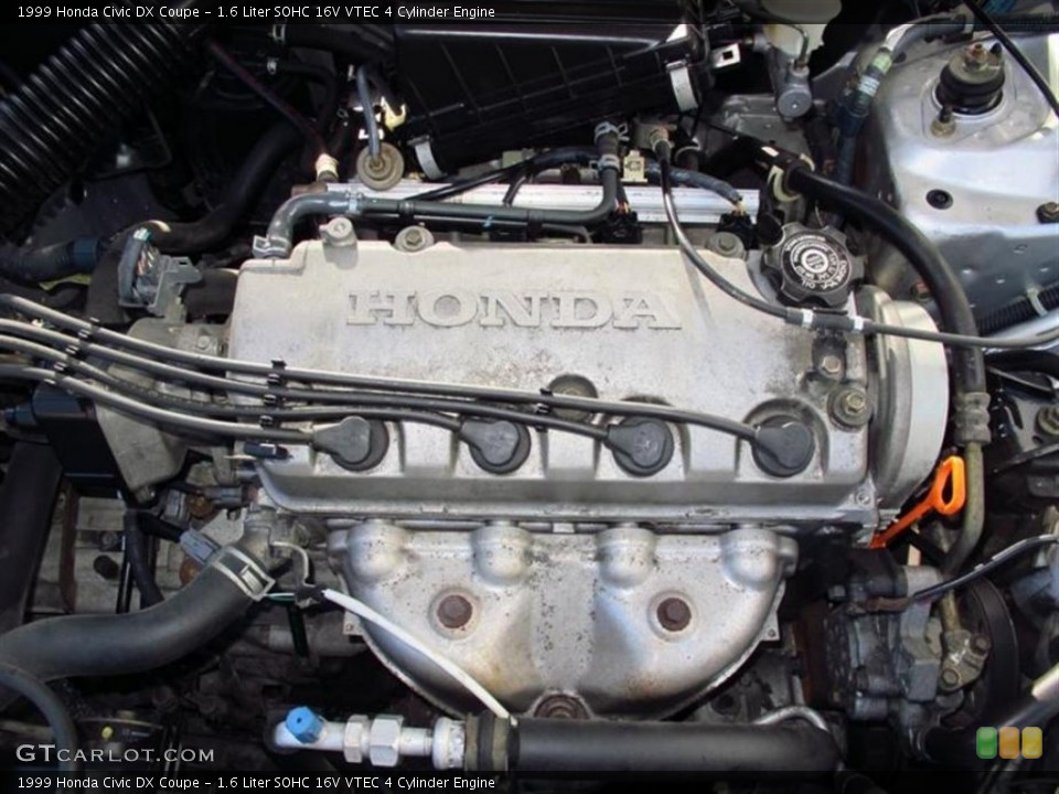 1.6 Liter SOHC 16V VTEC 4 Cylinder Engine for the 1999 Honda Civic #75375908