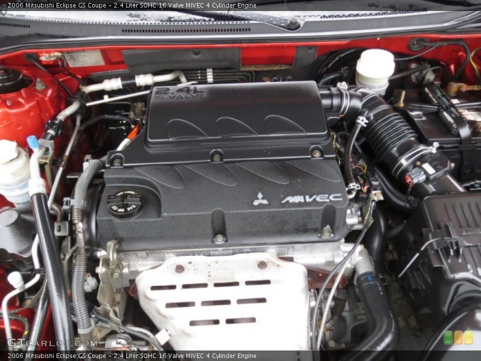 2.4 Liter SOHC 16 Valve MIVEC 4 Cylinder 2006 Mitsubishi Eclipse Engine