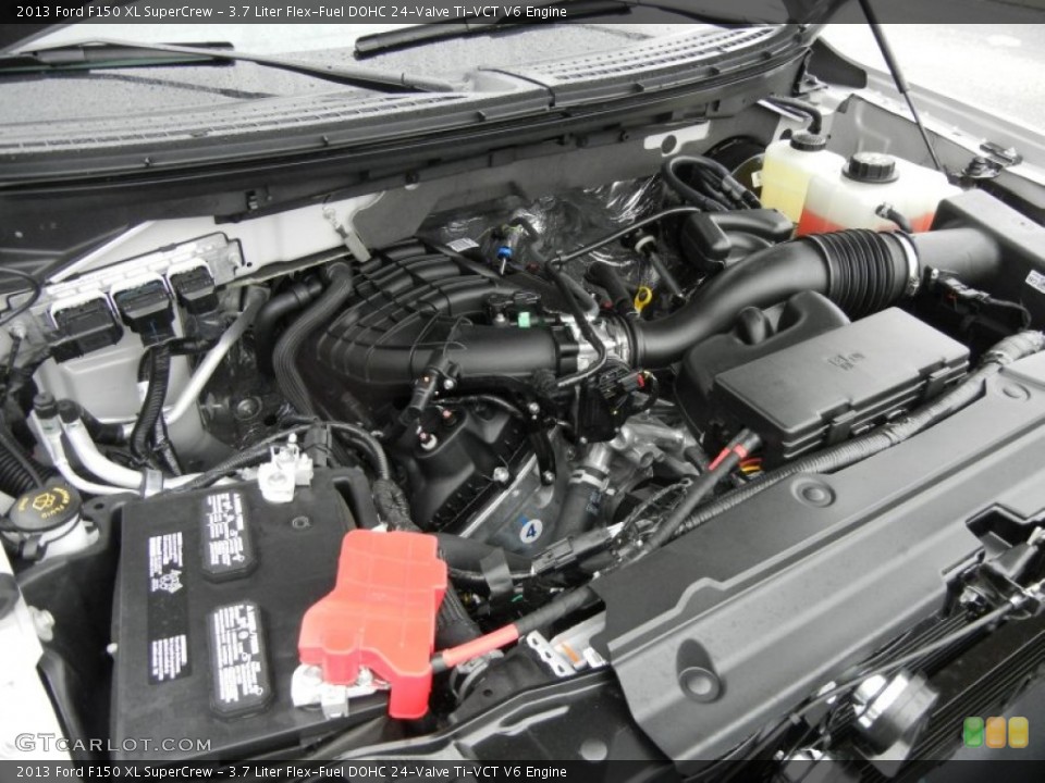3.7 Liter Flex-Fuel DOHC 24-Valve Ti-VCT V6 Engine for the 2013 Ford F150 #75395226