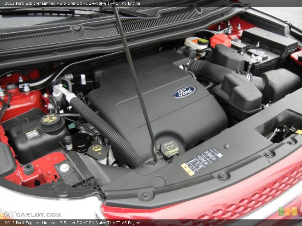 3.5 Liter DOHC 24-Valve Ti-VCT V6 Engine for the 2013 Ford Explorer #75396011