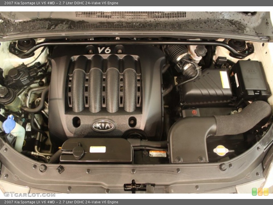 2.7 Liter DOHC 24-Valve V6 Engine for the 2007 Kia Sportage #75401454