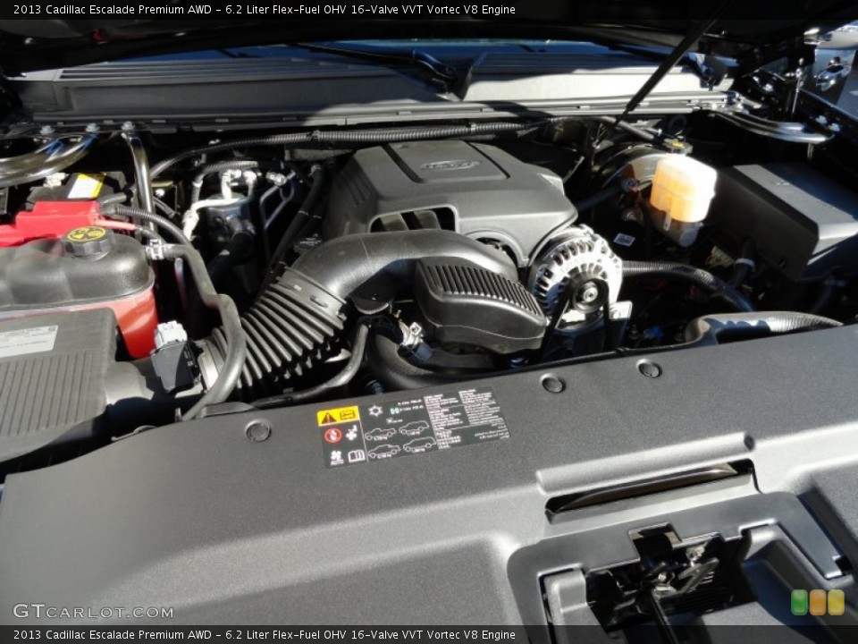 6.2 Liter Flex-Fuel OHV 16-Valve VVT Vortec V8 Engine for the 2013 Cadillac Escalade #75405282