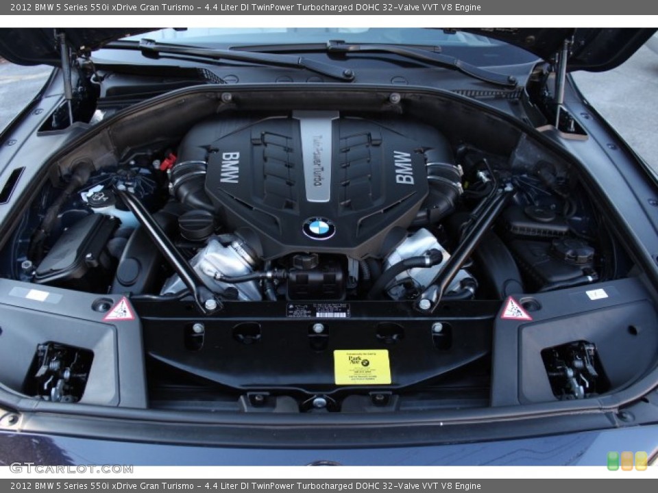 4.4 Liter DI TwinPower Turbocharged DOHC 32-Valve VVT V8 Engine for the 2012 BMW 5 Series #75424702