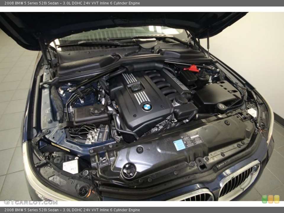 3.0L DOHC 24V VVT Inline 6 Cylinder Engine for the 2008 BMW 5 Series #75434503