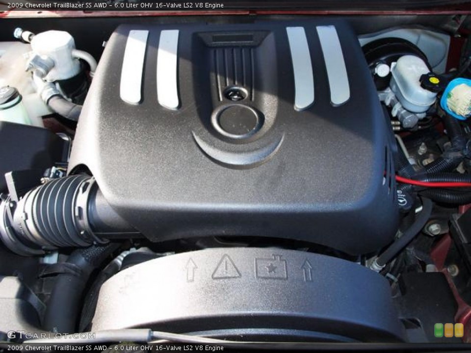 6.0 Liter OHV 16-Valve LS2 V8 Engine for the 2009 Chevrolet TrailBlazer #75438678