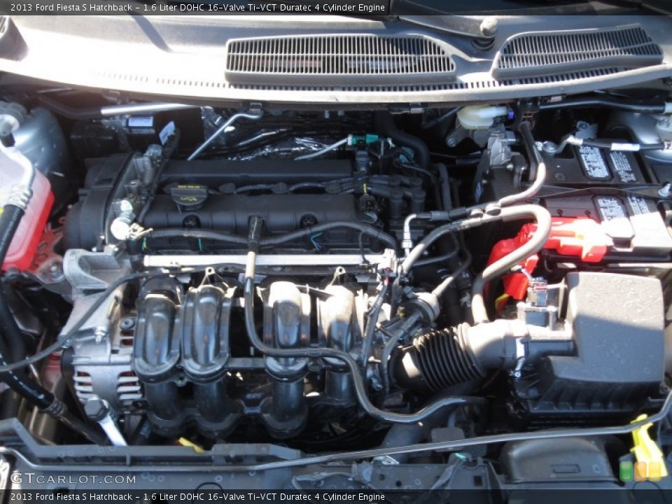 1.6 Liter DOHC 16-Valve Ti-VCT Duratec 4 Cylinder Engine for the 2013 Ford Fiesta #75444104