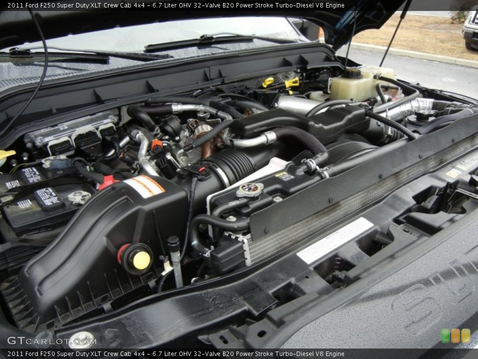 6.7 Liter OHV 32-Valve B20 Power Stroke Turbo-Diesel V8 Engine for the 2011 Ford F250 Super Duty #75446826