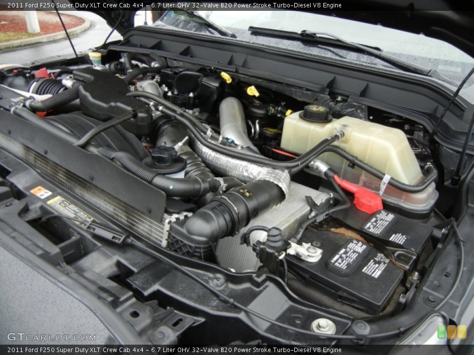 6.7 Liter OHV 32-Valve B20 Power Stroke Turbo-Diesel V8 Engine for the 2011 Ford F250 Super Duty #75446853