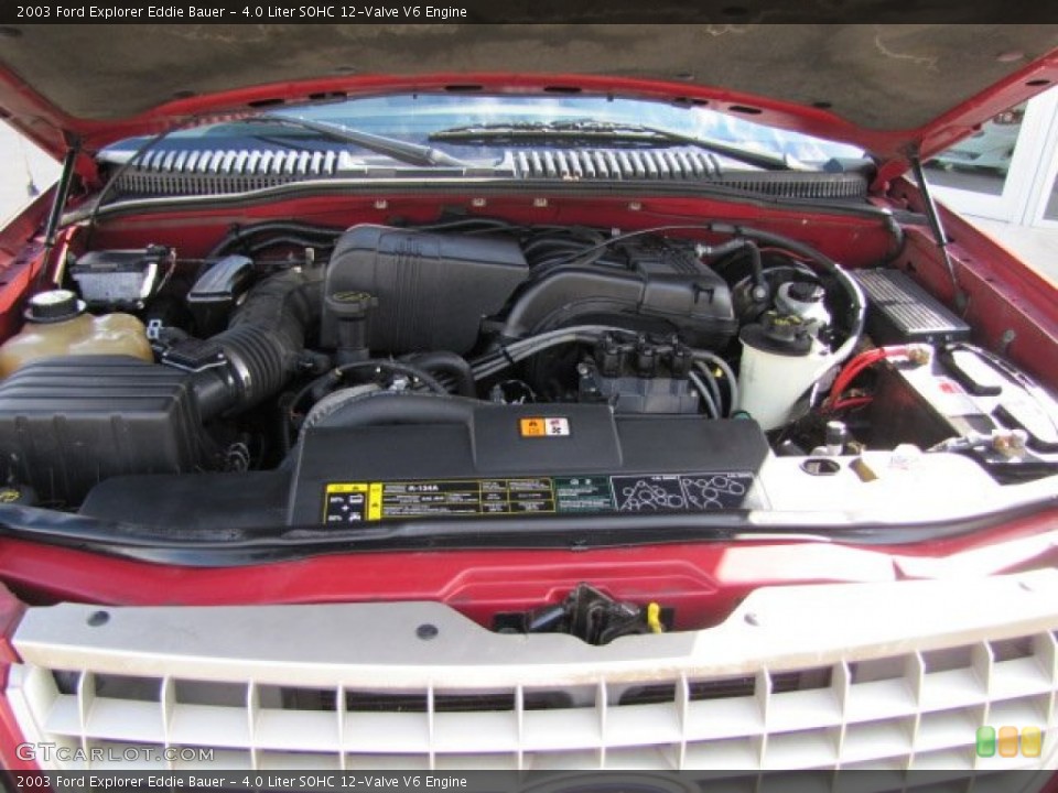 4.0 Liter SOHC 12-Valve V6 2003 Ford Explorer Engine