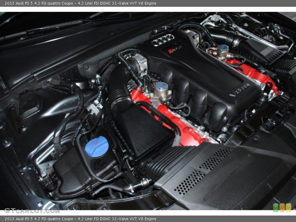 4.2 Liter FSI DOHC 32-Valve VVT V8 Engine for the 2013 Audi RS 5 #75448374