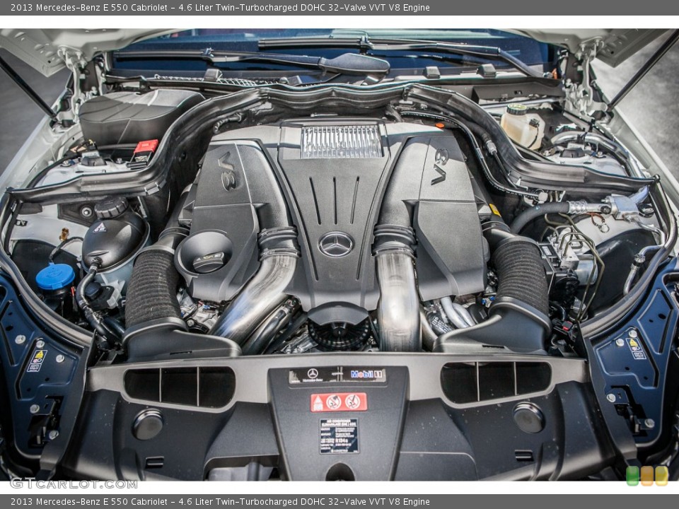 4.6 Liter Twin-Turbocharged DOHC 32-Valve VVT V8 Engine for the 2013 Mercedes-Benz E #75449162